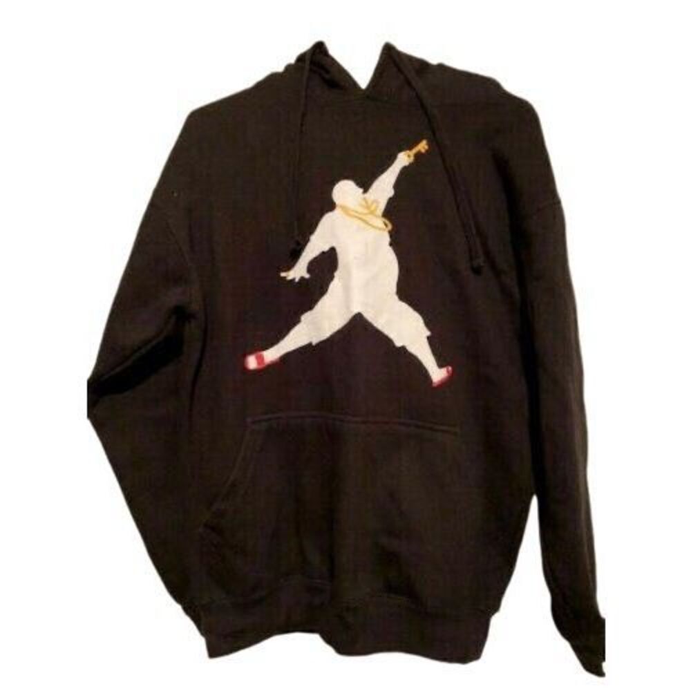 A.M.S. SIZE MEDIUM BLACK HOODIE